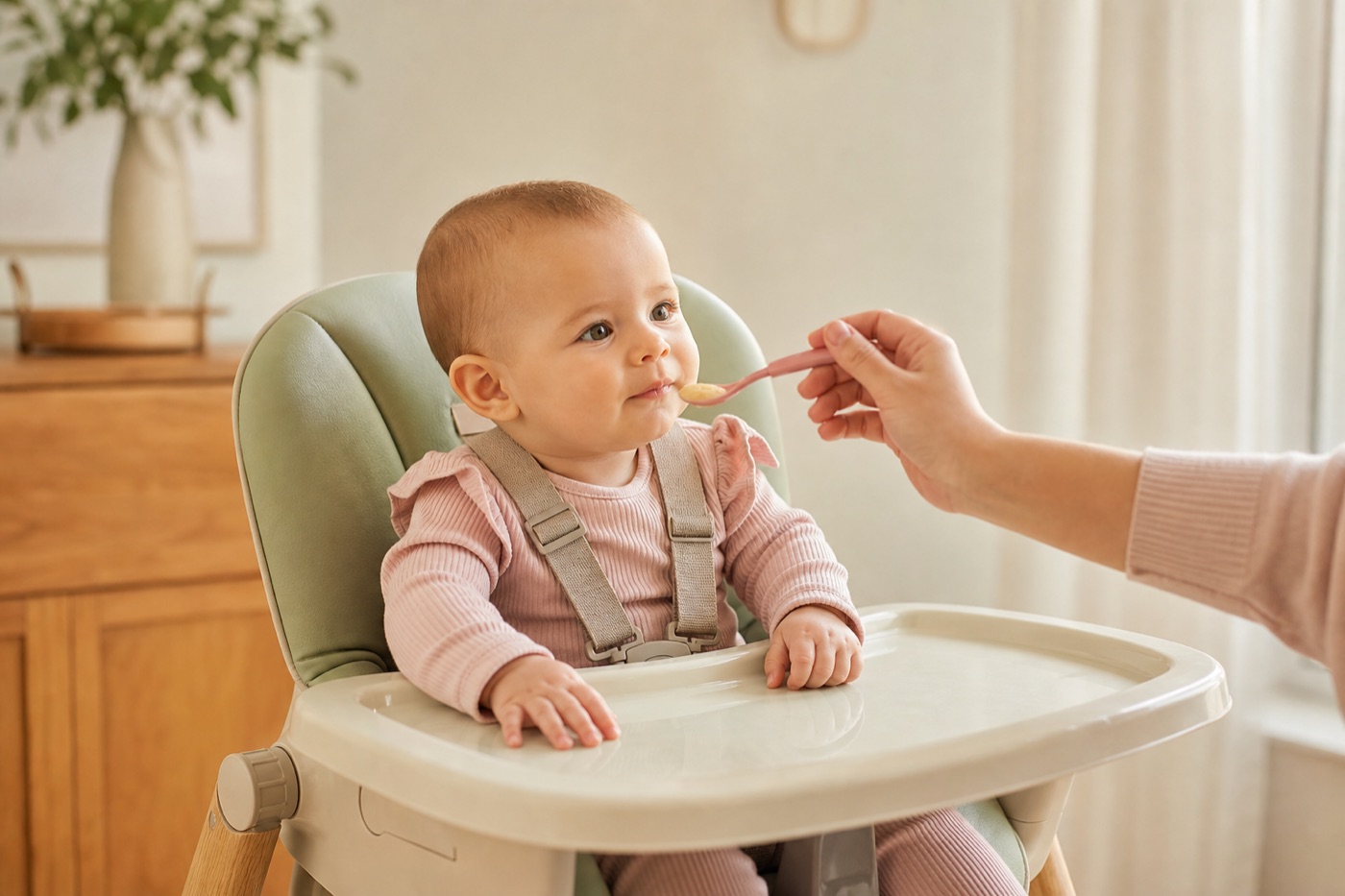 ¿Cuándo puede empezar mi bebé a comer alimentos sólidos?