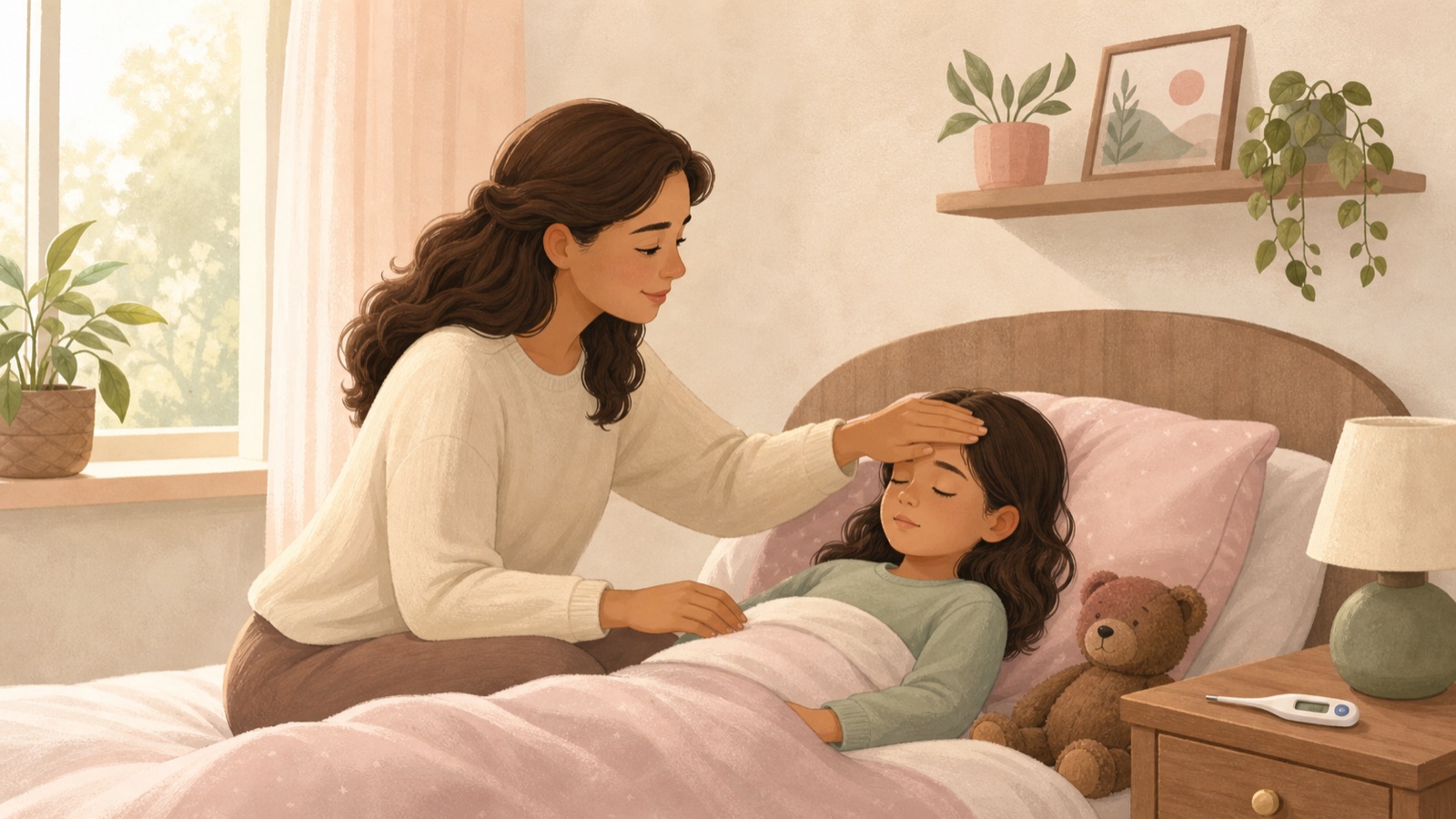 Mi hijo tiene fiebre: ¿cuándo debo preocuparme y llevarlo al pediatra?